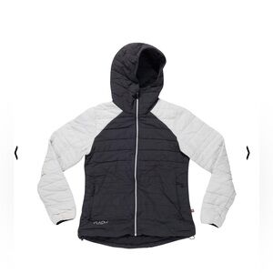 FLYLOW WOMENS MIA JACKET (BLACK AND WHITE)